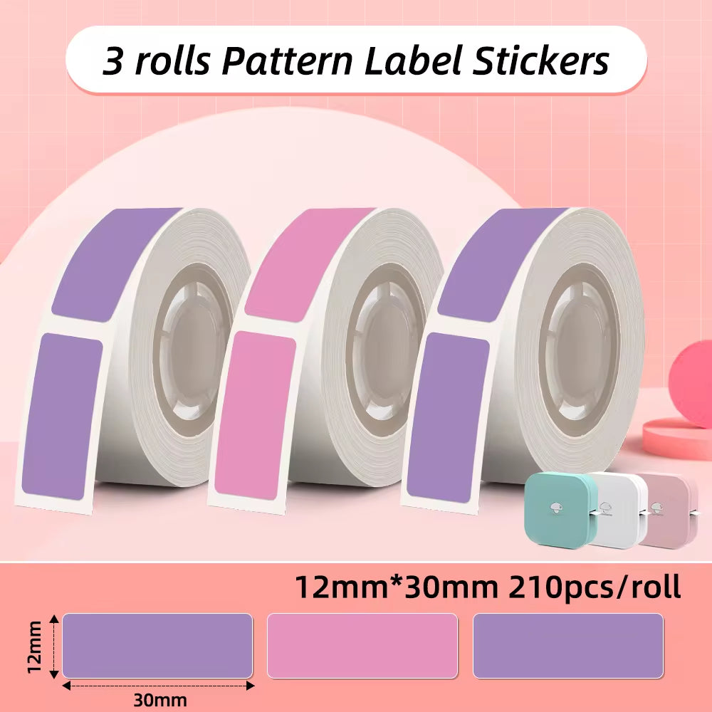 Q30 Label Printer Mini Printer Pocket Thermal Label Maker Wireless Sticker Pocket Portable Printer Various Label Paper